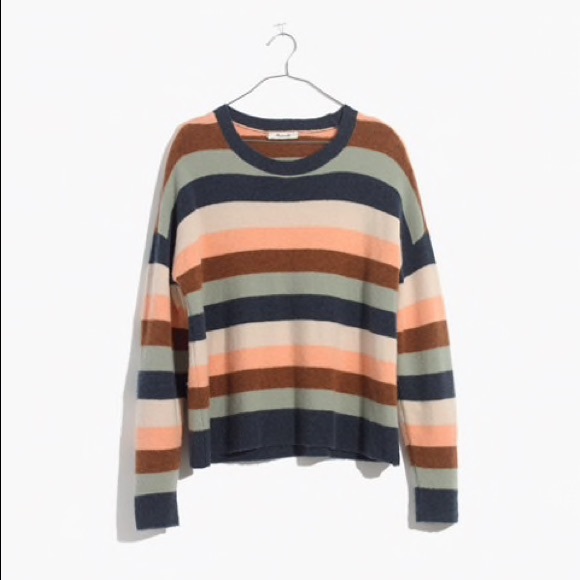 FOUND Madewell Sweater in Elmwood Stripe - Picture 2 of 4